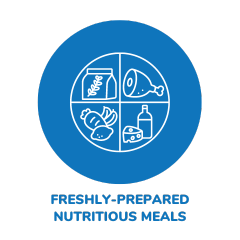 Nutritious meals freshly prepared at childcare