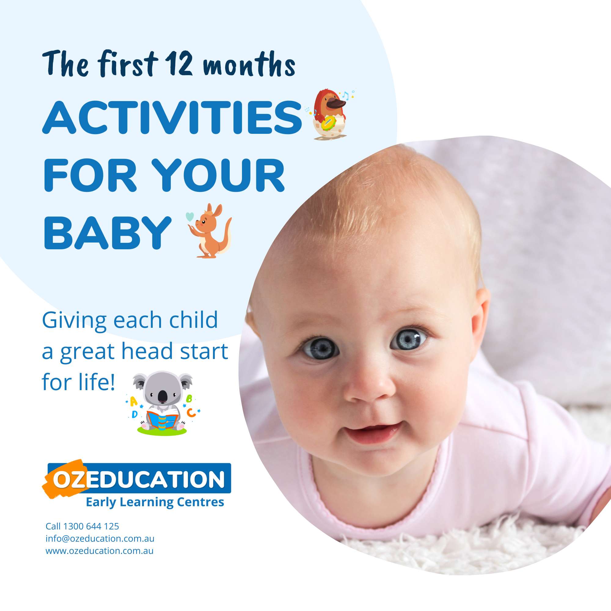 Activities for your baby - the first 12 months